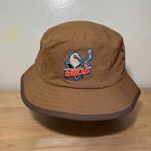 San Diego gulls team exclusive bucket hat S/M zephyr brown